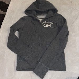 Gilly Hicks zip-up hooded sweatshirt